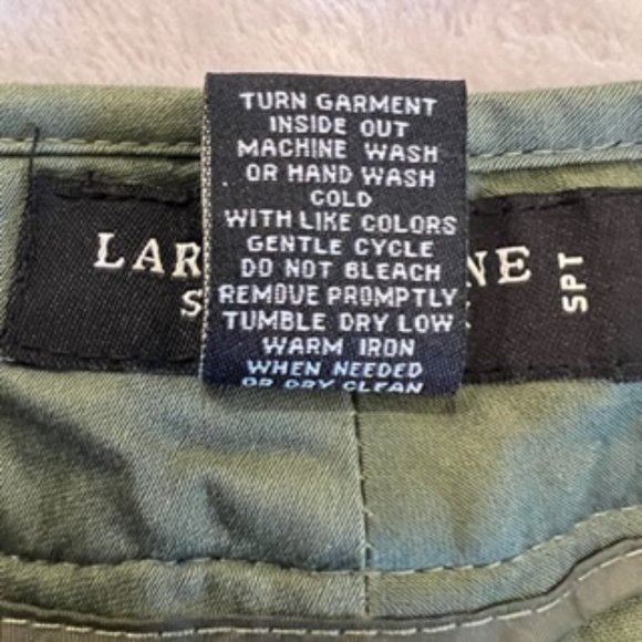 Larry Levine Stretch Crop Pants 12 Color NOA Olive Oil (NWT) - Picture 11 of 15